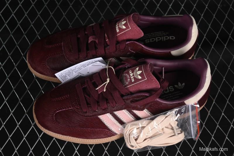 Adidas Samba OG Casual Sneakers with Classic Trefoil Logo - JP5330