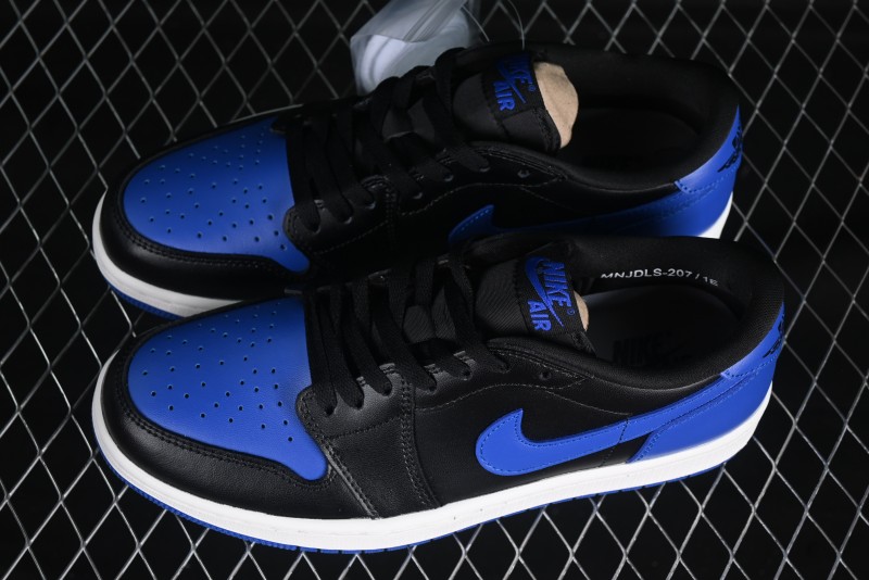 Nike Air Jordan 1 Low AJ1 Black Blue Casual Sneakers - IB1981-004