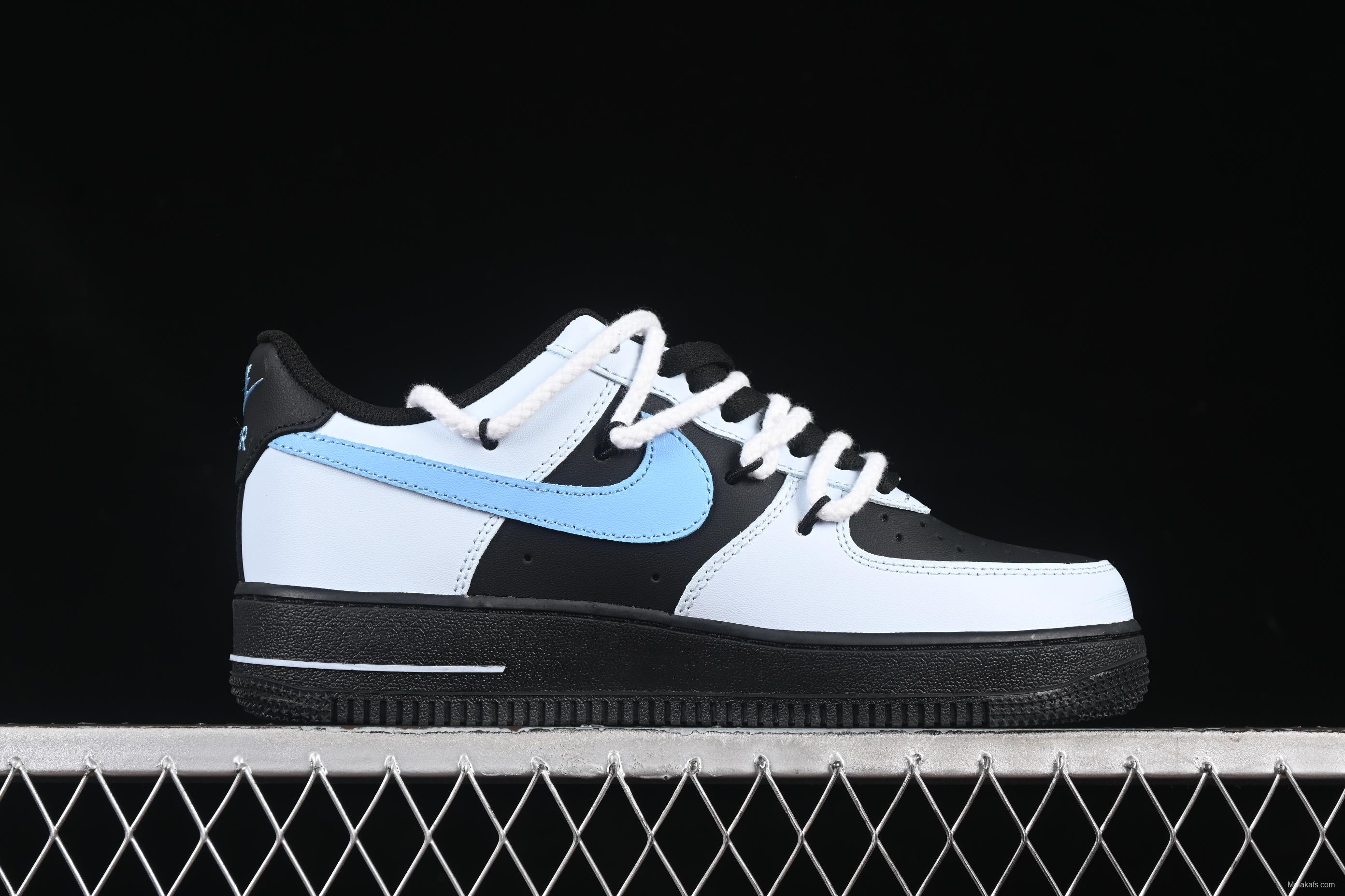 Nike Air Force 1 '07 Low Snake Print Casual Sneakers with Custom Leather - ZH0316-065