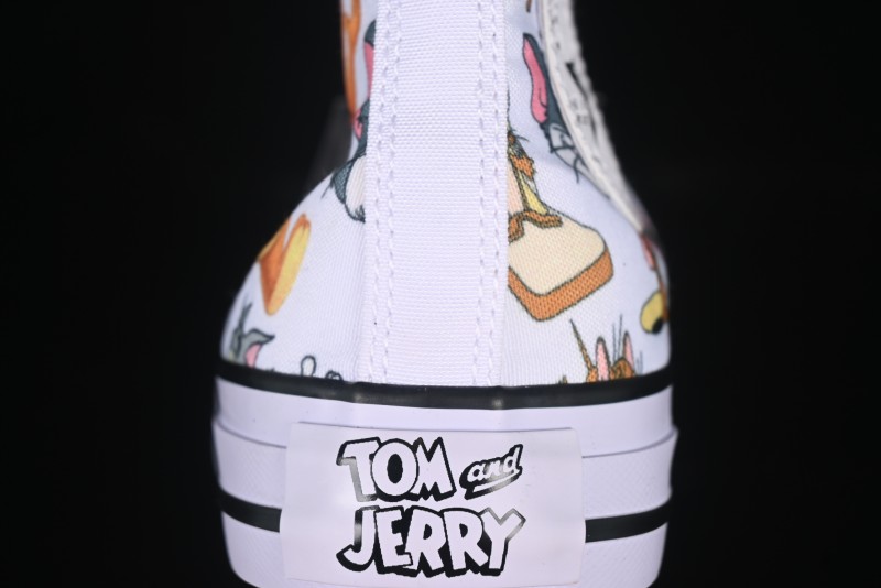 Converse All Star High Top Casual Sneakers with Tom and Jerry Theme - A15112C