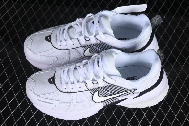 Nike Runtekk V2K Retro Low-Top Running Shoes with Cushlon Midsole and Anti-Slip Design - HF5342-100