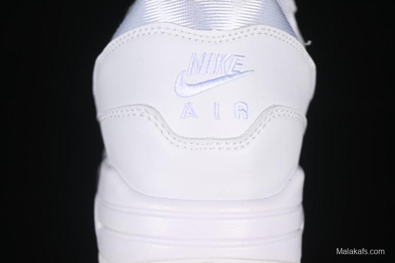 Nike Air Max 1 Retro Running Shoes with Half-Sole Air Cushion - 454746-107