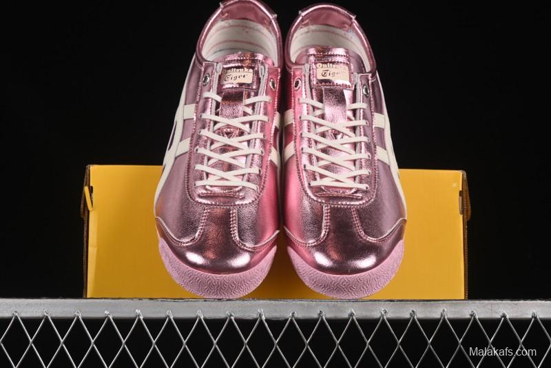 Onitsuka Tiger Mexico 66 SD Low-Top Leather Sneakers for Casual Running - 1183C468-700