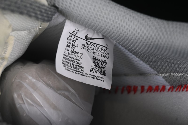 Nike Air Force 1 '07 Low The North Face x CDG Light Grey Swoosh Casual Sneakers - HH7518-052