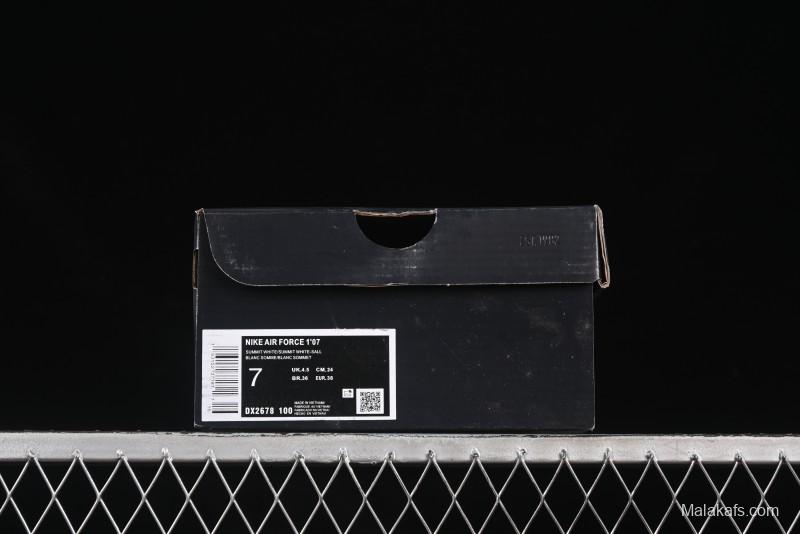 Nike Air Force 1'07 Low Snake Year Themed Casual Sneakers with Full-Length Air Cushion - DX2678-100