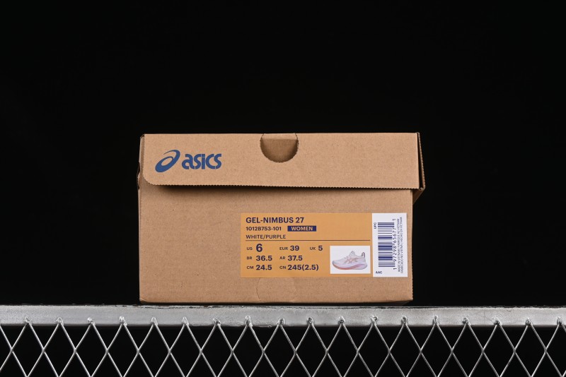 Asics Gel-Nimbus 27 Retro Breathable Casual Shoes Cushioned Men's Durable Running Shoes - 1012B753-101