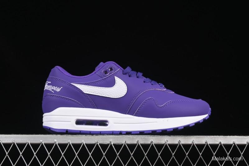 Nike Air Max 1 Retro Running Shoes with Half-Sole Air Cushion - HF8813-500