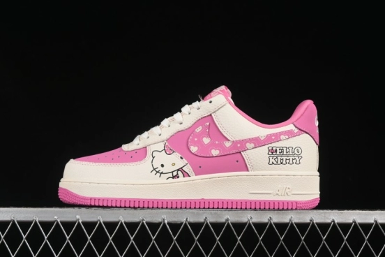Nike Air Force 1 '07 Low Cartoon Cat Collaboration Pink Cartoon Cat Casual Sneakers - KK1988-082