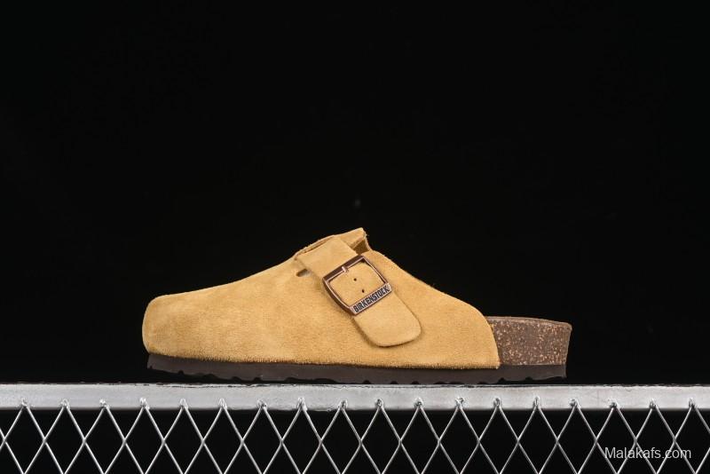 Birkenstock Arizona Soft Footbed Sandals with Suede Leather and Lambswool Lining - G.D4