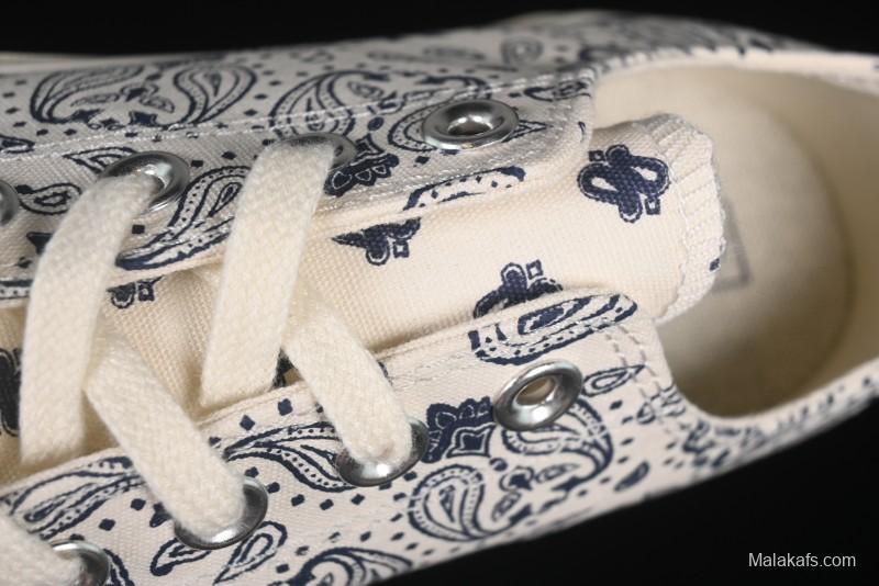 Converse Chuck 1970s Low Top Casual Sneakers with Paisley Pattern - A15752C