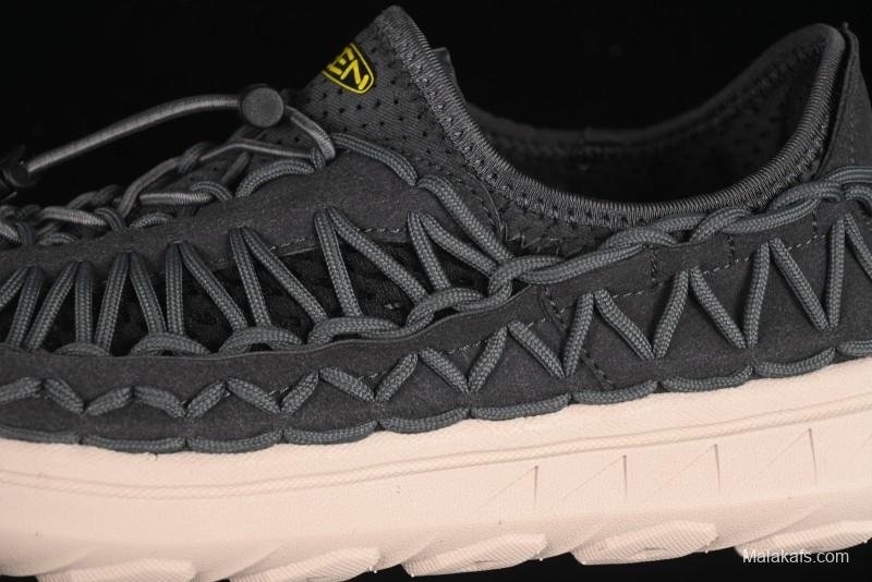 Keen Uneek Flat-M Woven Elastic Strap Outdoor Water Sports Sandals - 1014097