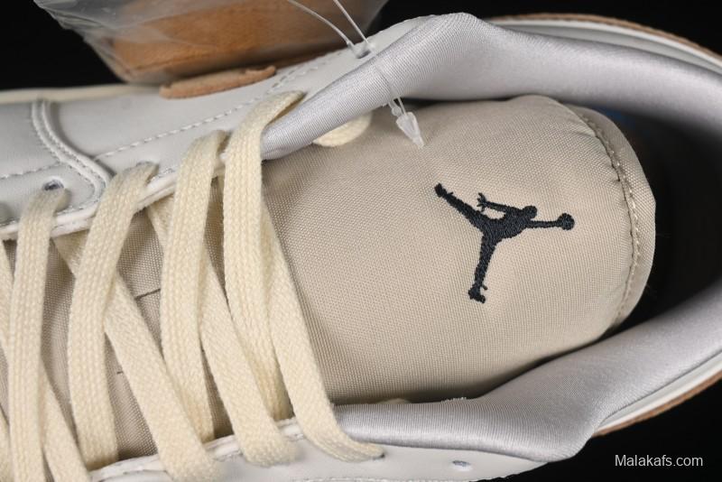 Nike Air Jordan 1 Low "Dongdan" Casual Sneakers in Coconut Milk White - IB8855-121