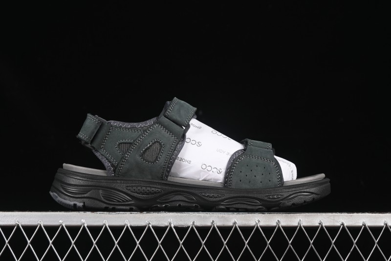 ECCO Off Trail Series Sporty Casual Sandals with Adjustable Hook-and-Loop Closure - 63251701002