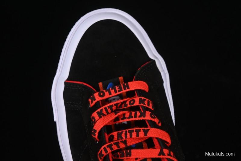 Converse One Star Low Top Casual Sneakers with Hello Kitty Collaboration - Pink Star and Embroidered Bow Design - 163904C