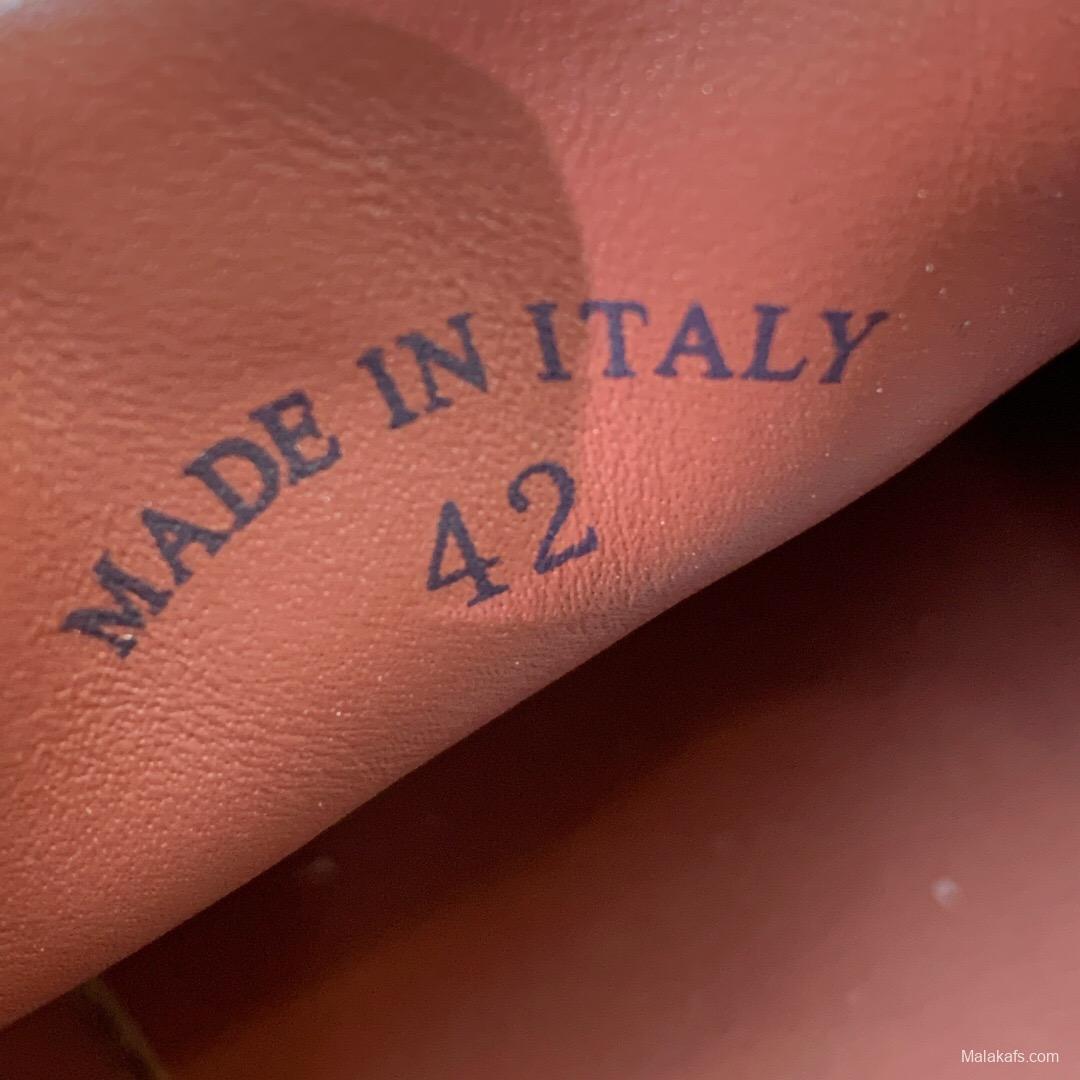 2025 Women Le Parmentier White Suede Leather Casual Sneakers LY