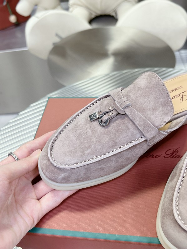 2024 Slippers LP gray suede slip-on MJ00270