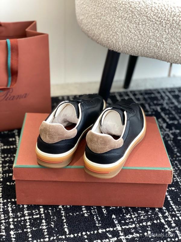 2024 Men LP Black Suede Leather Sneakers MJ00320