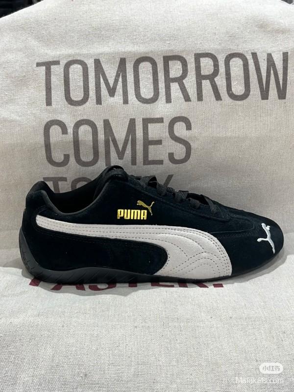 2025 Men Puma Black White Suede Sneakers KFY00260