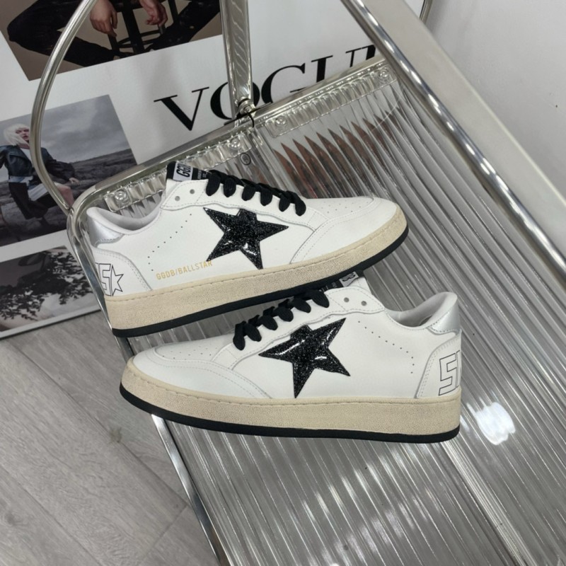 2024 Unisex GGDB White Black Leather Sneakers MJ00260