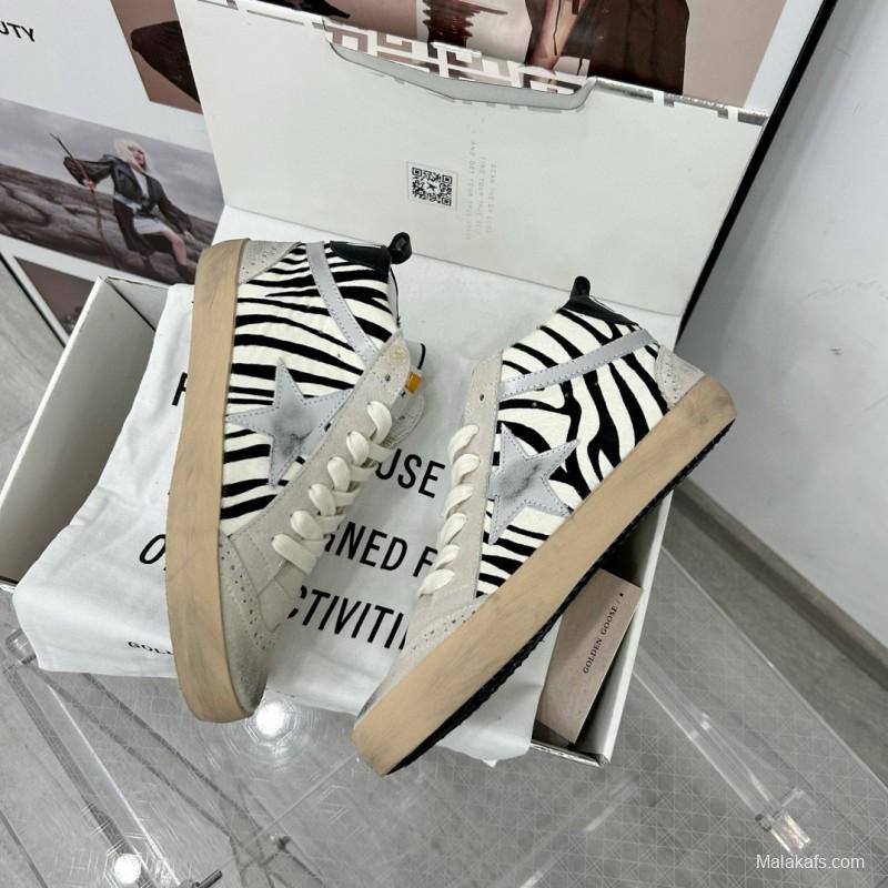 2024 Unisex GGDB Black White Grey Suede High Top Sneakers MJ00300