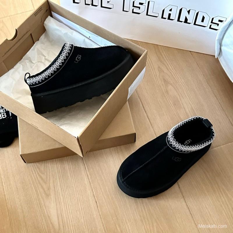 2024 UGG Black Suede Slippers