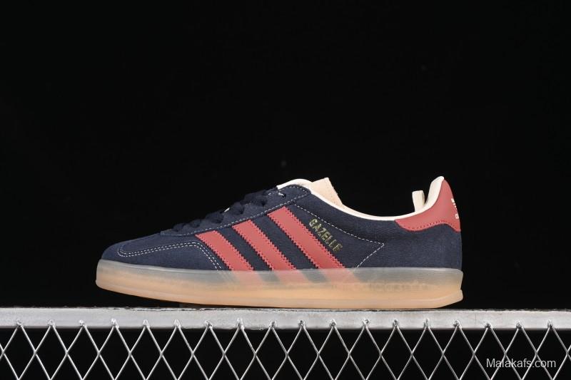 Adidas Originals Gazelle Indoor Retro Casual Slip-Resistant Wear-Resistant Low-Top Skate Shoes - JH5404