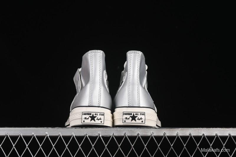 Converse Chuck 1970s Future Silver High-Top Casual Sneakers - A15187C