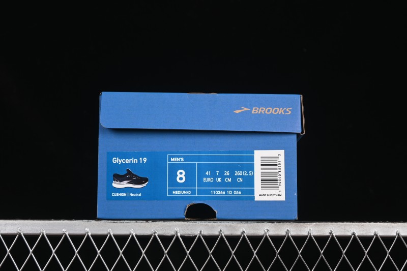 Brooks Glycerin 19 Men's Cushioned Marathon Nitrogen Running Shoes - 1103661D056