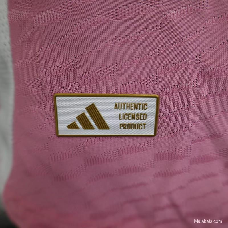 Player Version 2025 Argentina National Team Pink Training Jersey