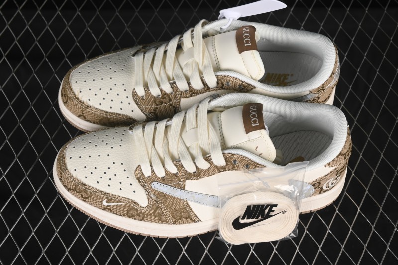 Nike Travis Scott x Fragment Design x Air Jordan 1 Low OG SP AJ1 Low Top Casual Sneakers - XS7089-603