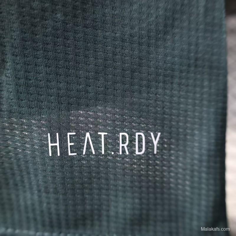 Player Version 25/26 Al-Ahli Saudi Dark Green with Traditional Arabic Pattern Jersey