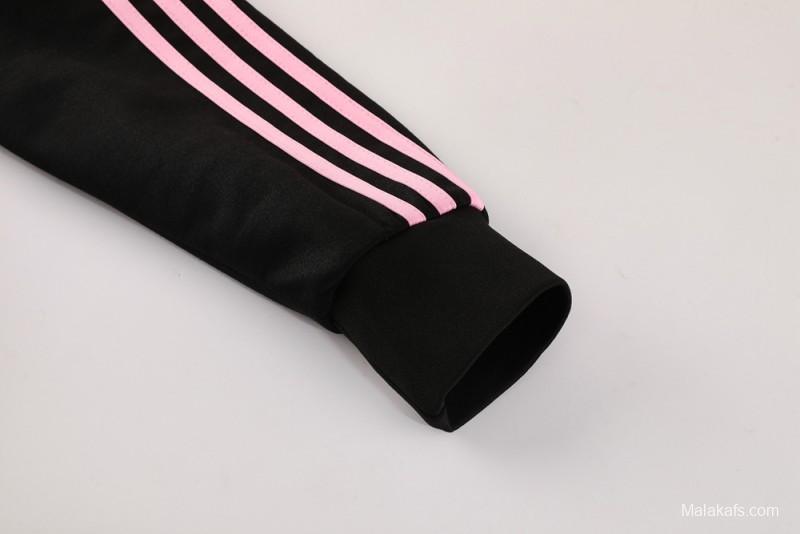 2025 Inter Miami Black Full Hoodie Zipper Jacket +Long Pants