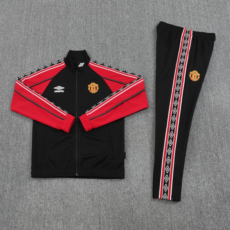 25/26 Manchester United UMBRO Vintage Full Zipper Jacket +Long Pants