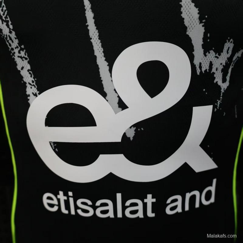 Player Version 25/26 Al Ahly FC Away Black Jersey