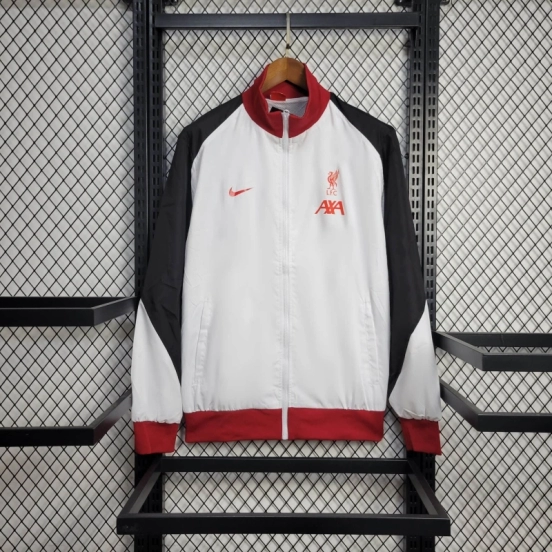 25/26 Liverpool Jacket White Windbreaker