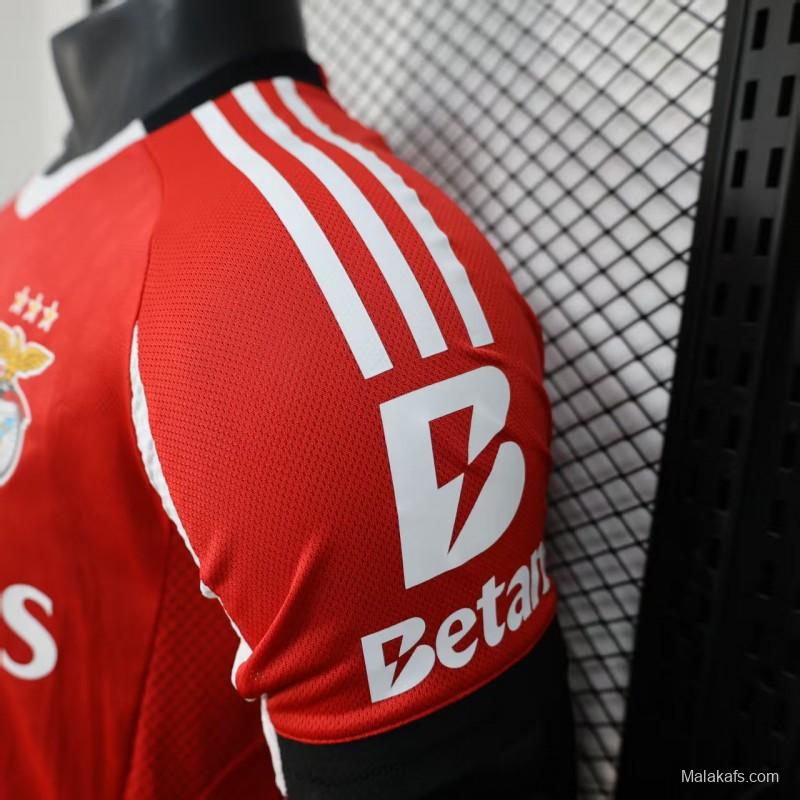 Player Version 25/26 Benfica Home Jersey