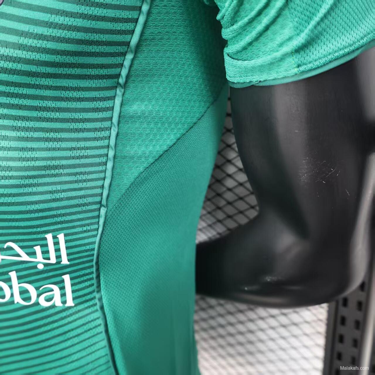 Player Version 25/26 Al-Ahli Away Green Jersey