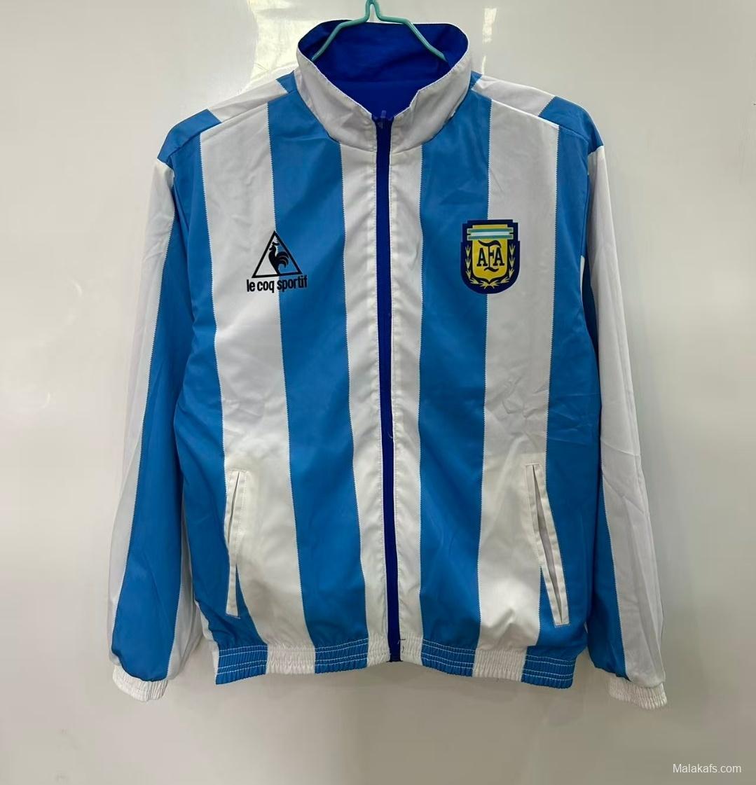 1986 Argentina Blue/White Windbreaker