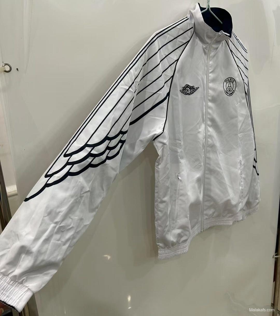 25/26 PSG Reversible White/Navy  Windbreaker