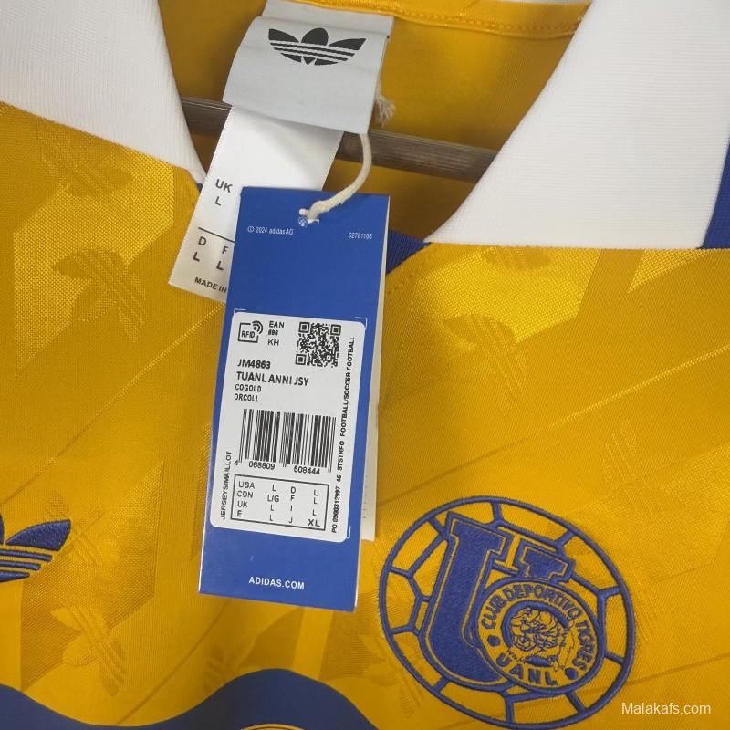 Retro Tigres UANL Yellow & Blue Classic Home Jersey