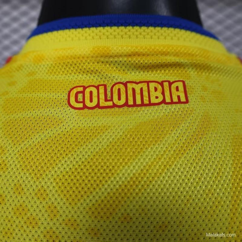 Player Version 2025 Colombia Home Jersey