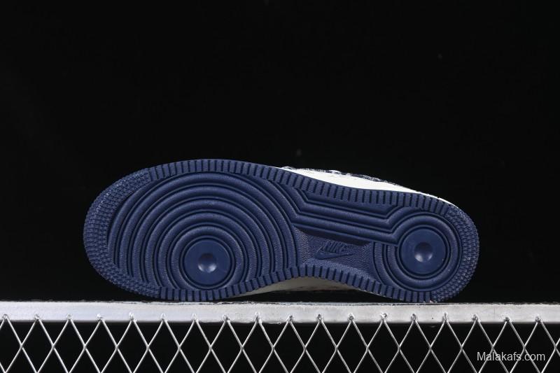Nike Air Force 1 '07 Low LV Collaboration White Blue Casual Sneakers - YF9511-812