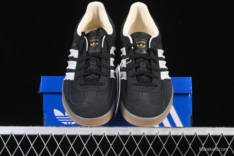 Adidas Originals Gazelle Indoor Retro Casual Slip-Resistant Wear-Resistant Low-Top Skate Shoes - JS1412