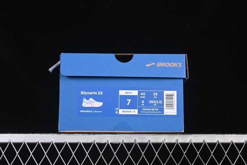 Brooks Glycerin 22 Cushioned Marathon Nitrogen Running Shoes - 1204341B110