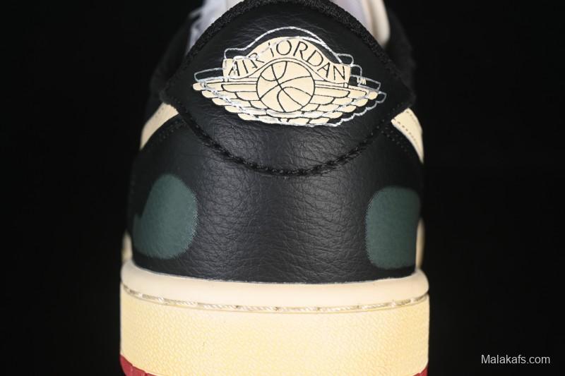 Nike Nigel Sylvester x Air Jordan 1 Low Lifestyle Casual Sneakers - IB8958-001