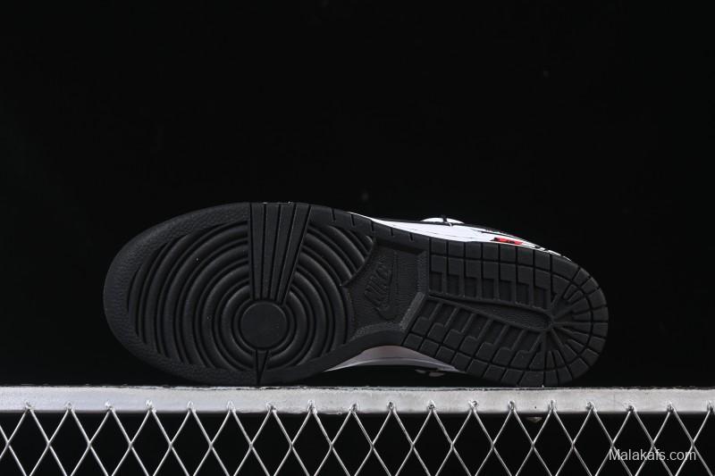 Nike SB Dunk Low Strap Custom Low-Top Casual Skate Shoes - DD1391-100