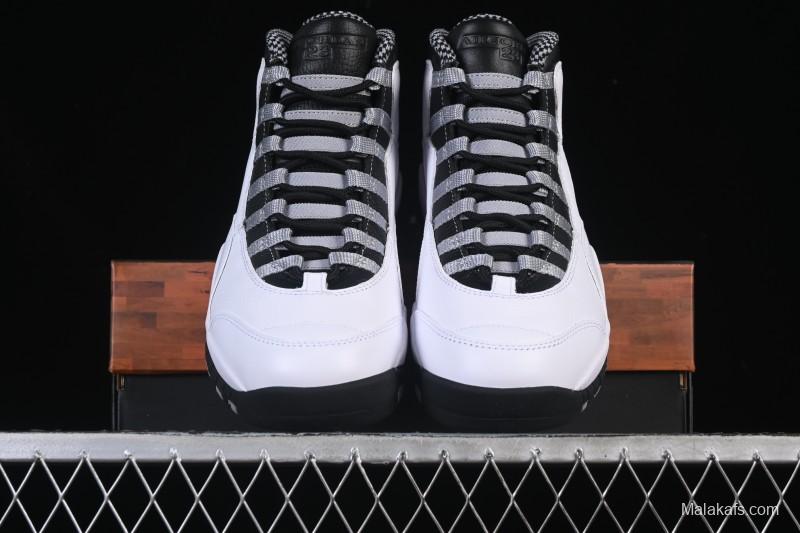 Nike Air Jordan 10 Retro Light Steel Grey Basketball Shoes - HJ6779-104