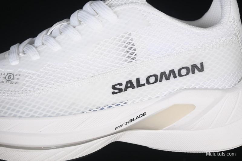 Maison Margiela MM6 x Salomon Spectur Low-Top Lace-Up Casual Lifestyle Shoes in White - AJE5