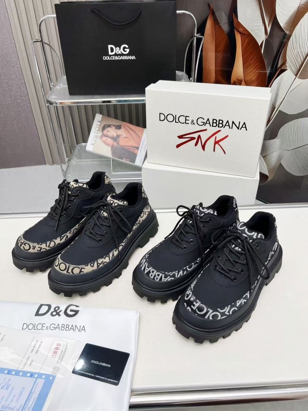 D&G Chunky Derby Casual Big Head Shoes - AS00340