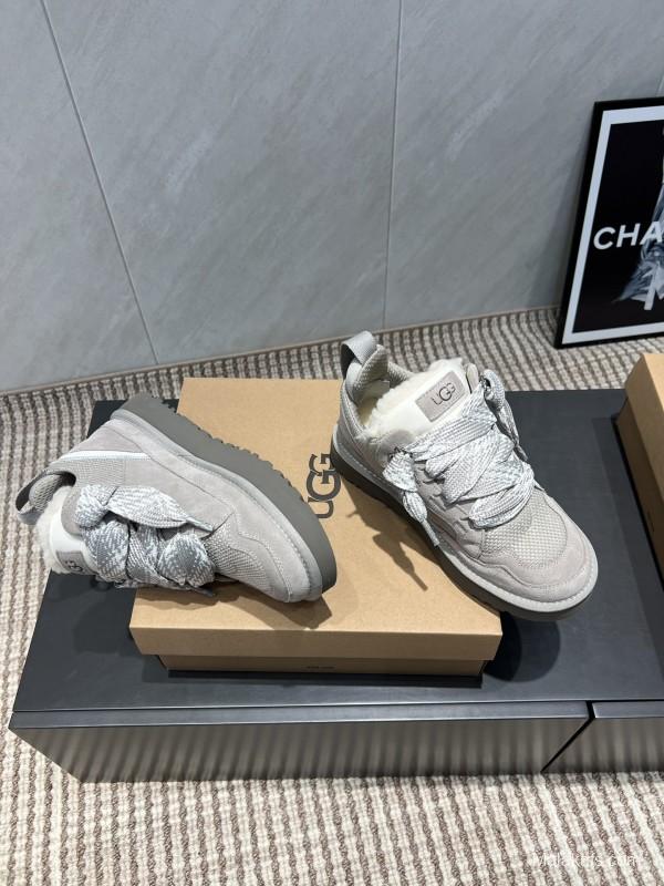 UGG Platform Casual Shoes with Round Toe and Thick Sole - MJ00270